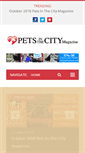 Mobile Screenshot of petsinthecitymagazine.com